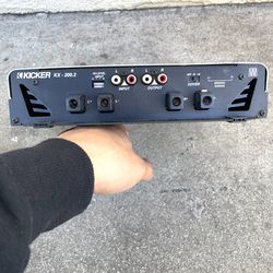 Kicker 2 channel amplifier amplificador
