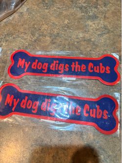My Dog Digs The Cubs Magnet