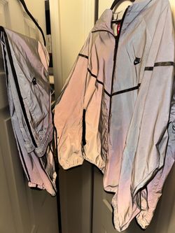 Nike tech Reflective large jacket and medium shorts
