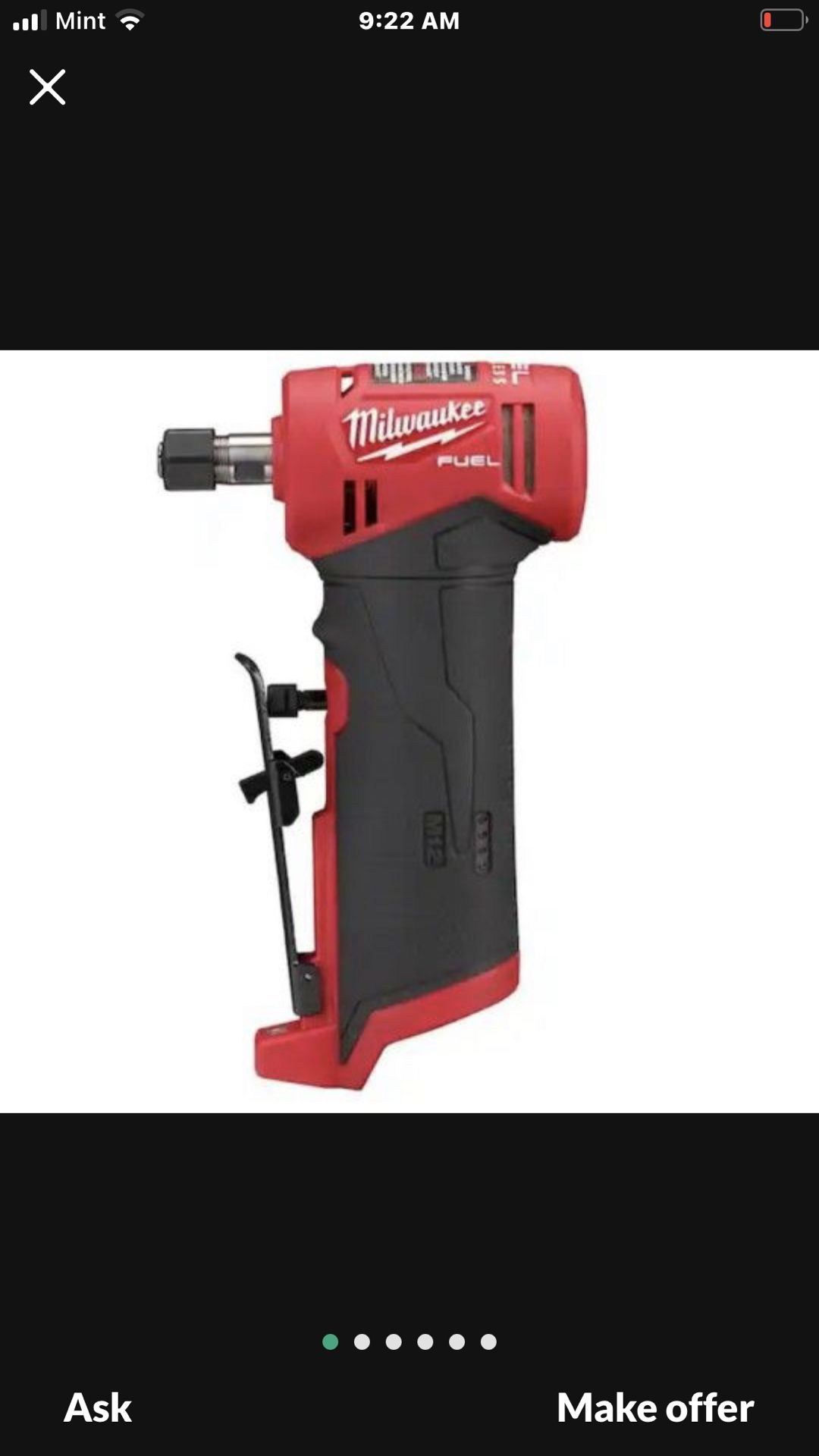 MILWAUKEE M12 Die GRINDER  LAST ONE!!!!