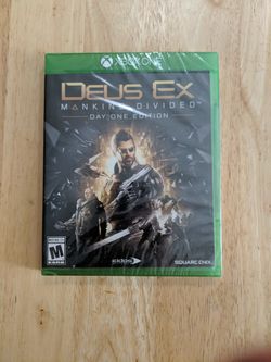Deus Ex Mankind Divided Day One Edition Xbox One Video Game