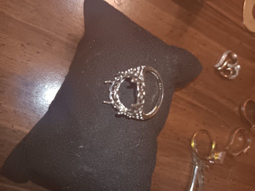 Sterling Silver Oval Cut Setting