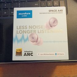 Soundcore Space A40 Long-Lasting Noise Cancelling Earbuds