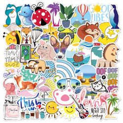 Partysu fresh vinyl waterproof stickers