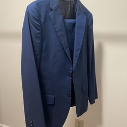 Perry Ellis - Blue 2 Piece Suit Very Slim - 36 Reg Slim /32x32 Pants