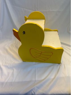 Wooden Yellow Duck Step