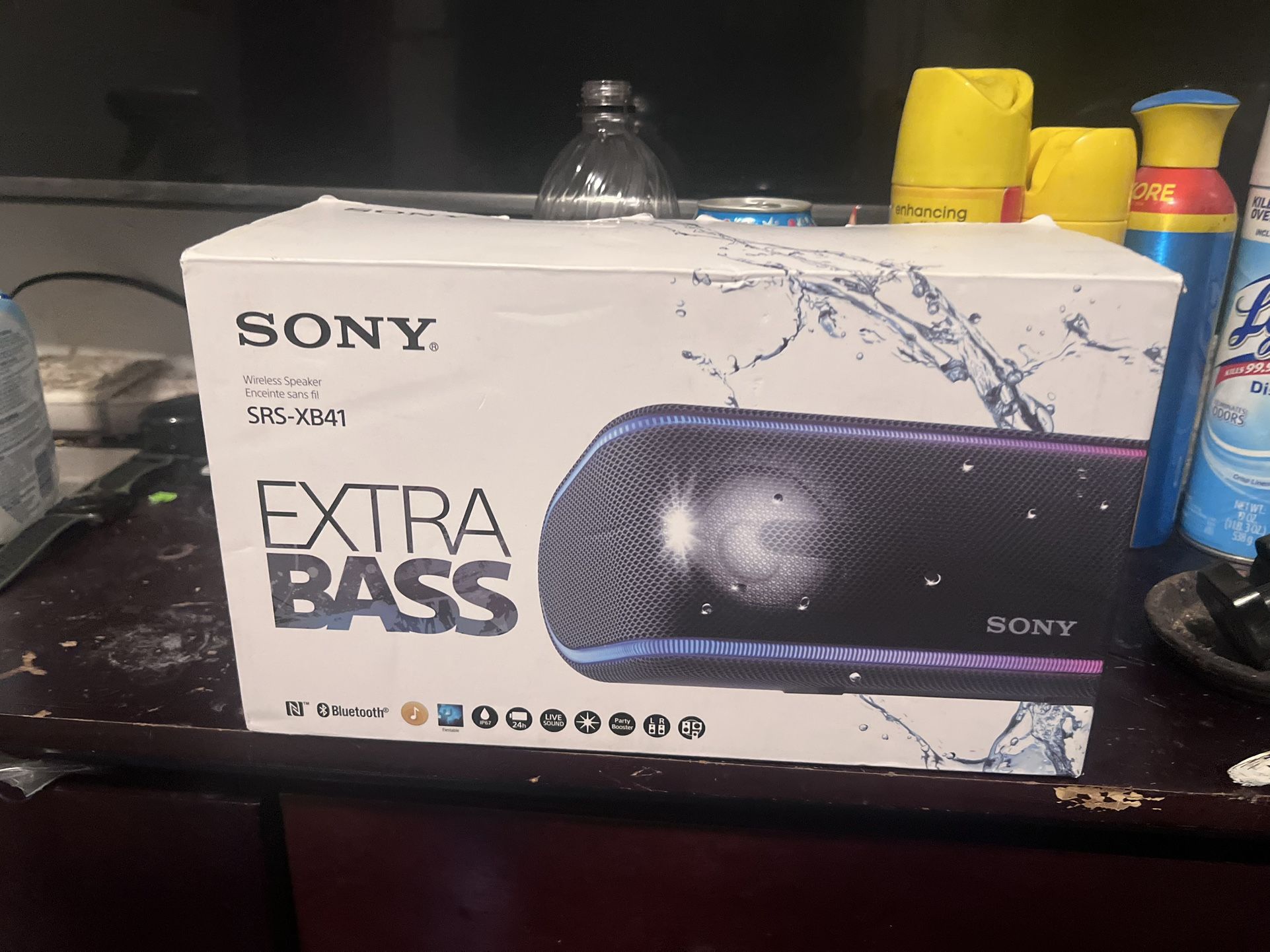 Sony Bluetooth Speaker, SRS-XB41,Black