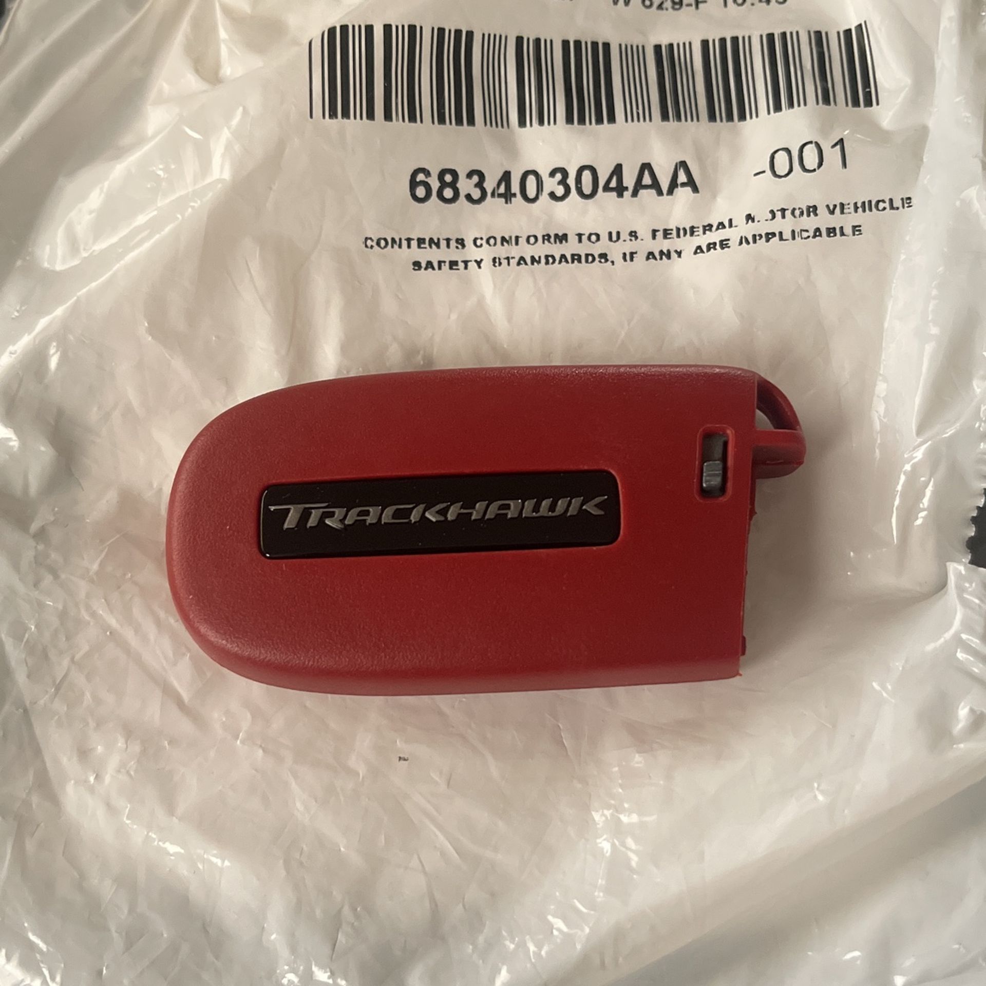 Jeep Grand Cherokee Trackhawk Red Key Fob