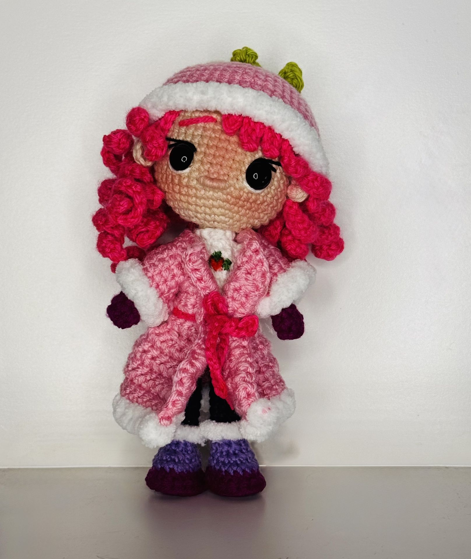Crochet Strawberry Winter