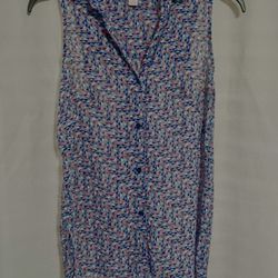 Candies Sheer Sleeveless Shirt
