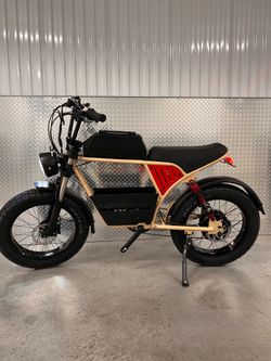 1500/2000 Watt Electric Bike w/Center Basket, 38mph, Full Suspension, Hydraulic Brakes