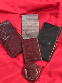 EEL skin wallets several colors n sizes