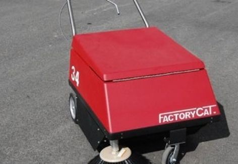 Factory cat 34 floor cleaner, sweeper, scrubber, industrial / commercial