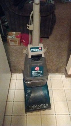 Hoovers carpet cleaner used