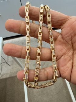 10KT Bezentine 66.5 Grams /5mm/24 inch chain