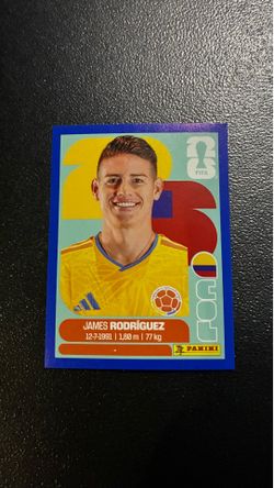 2026 Panini FIFA World Cup Sticker James Rodríguez Blue Border #COL 14 - Colombia