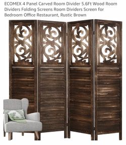 Wooden Room Dividers set of 2