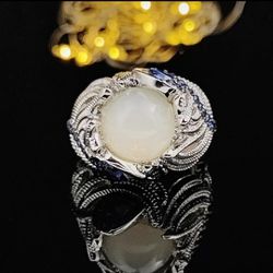 Moonstone Treasure Ring