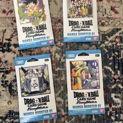 Dragon ball manga packed sleeves
