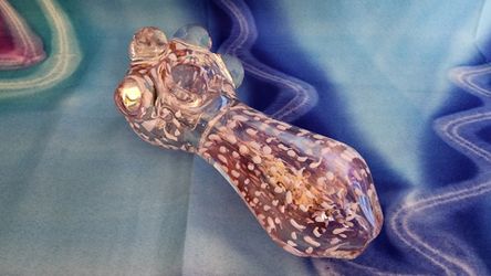 420 Glass Pipe - Hand-Blown Heavy Glass Art For Green Herbs – Intricate Inside-Out Design – NEW