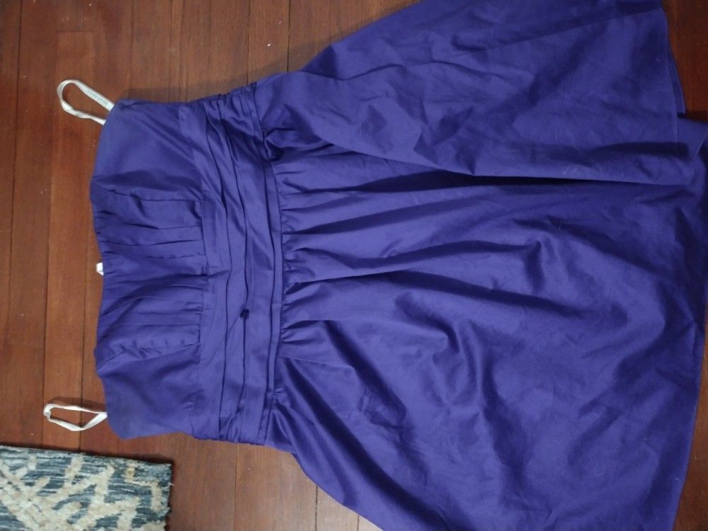 Royal Purple Bridesmaid Dress 