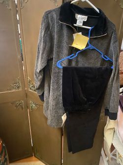 Gray and Black Tracksuit
