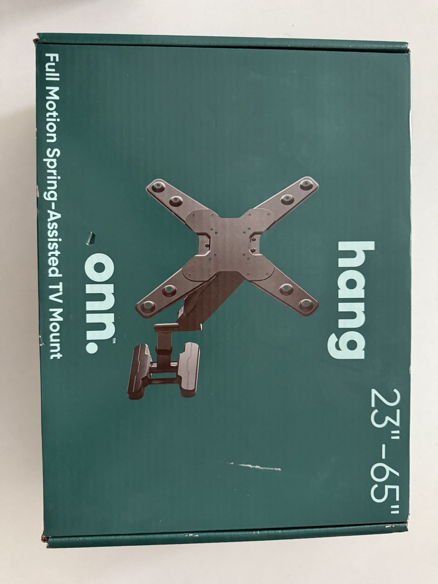 Soporte para TV Onn 23”–65”, nuevo en caja. Full Motion