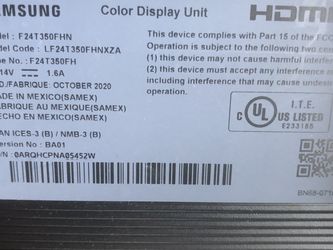 Samsung Color Monitor