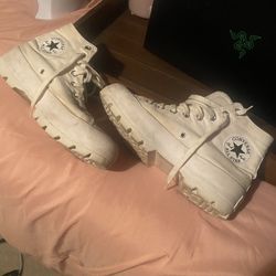 Converse White High Top Sneakers