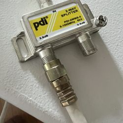 Fios 2-way Splitter + 24’ cable