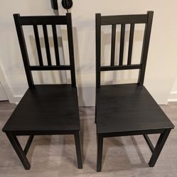 LAST CHANCE! 2 IKEA STEFAN chairs