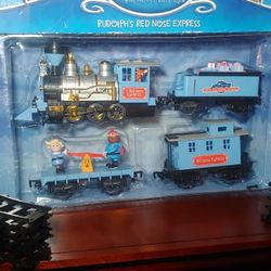 Rudolph's Red Nose Express Misfit Toys Train Set 