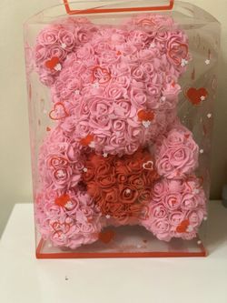 Rose bear. Grande 14 pulgadas