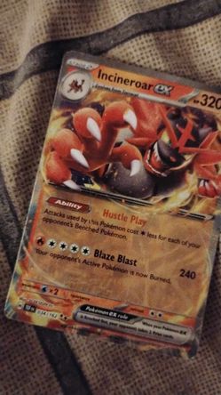 Incineroar ex Pokémon Card  133 cards