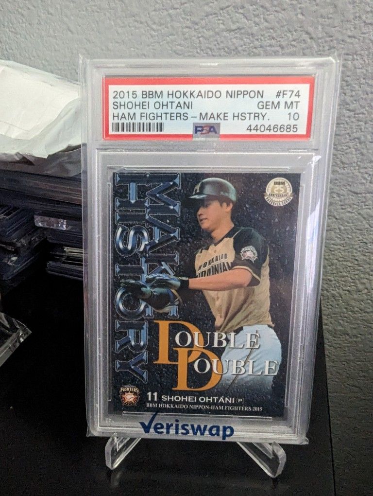 Shohei Ohtani 2015 Pre Rookie Baseball Card PSA 10