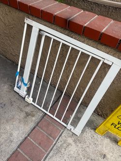 White Metal Baby Safety Gate