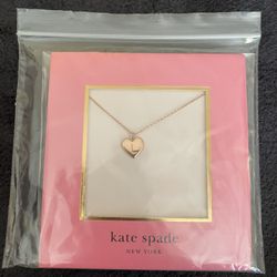 NEW Kate Spade rose gold L initial necklace