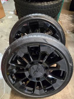 $795 each. BMW XM Black 23" Wheels Rims Tires
