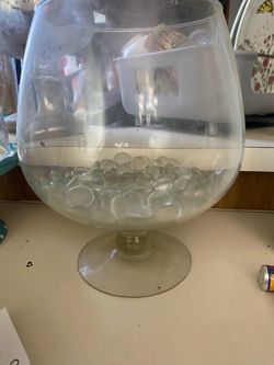 Glass Big cup decor