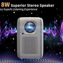 ETOE E2 Pro 1080p projector, Built in Android TV 10.0, Netflix