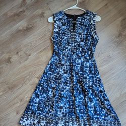 Beautiful Blue Dress Size 2 Excellent Condition 