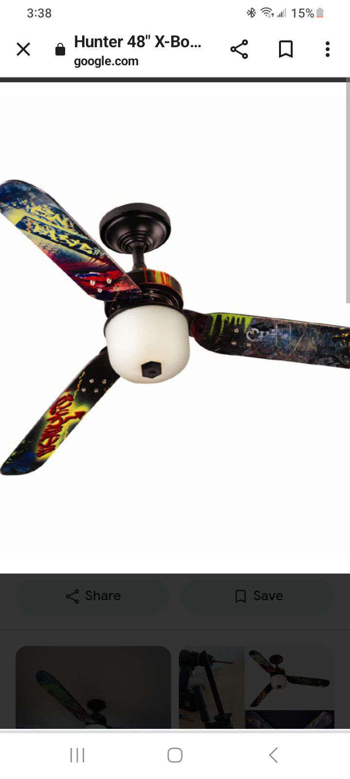 Skateboard Ceiling Fan