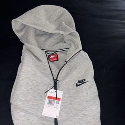 Nike Tech Grey Zip Up Size L
