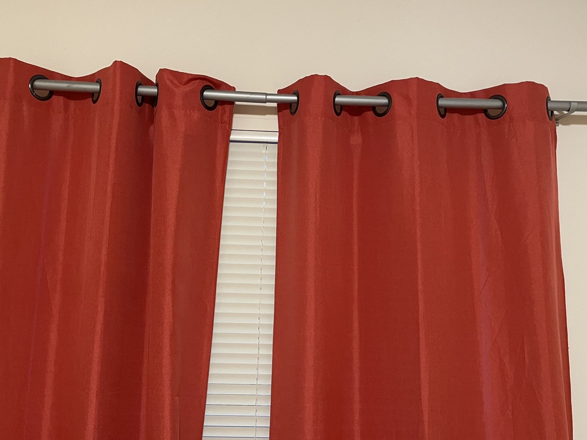 Curtain Panel With A Rode.