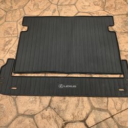 GX460 OEM FACTORY ALL WEATHER REAR CARGO MAT LINER BLACK
