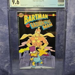 Bartman And Radioactive Man #1, 1994 • CGC 9.6 • Hero Illustrated Promo Ashcan 