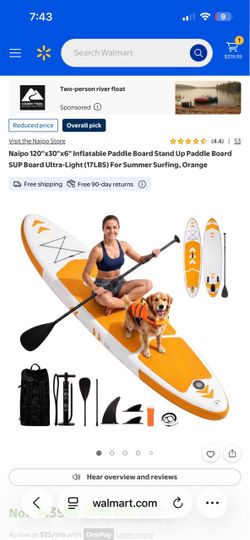 Inflatable Paddle Board Stand Up Paddle Board SUP Board Ultra-Light (17LBS) For Summer Surfing