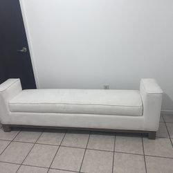 Beige End Of Bed Bench 