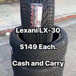 295/30r26 Lexani LX-30 Brand new tires 2025 DOT 2953026 295 30 26 295-30-26