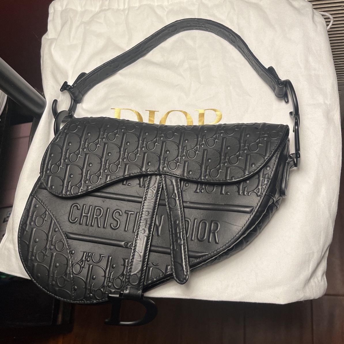 Black Dior Saddle Bag for Sale in Garden Grove CA OfferUp